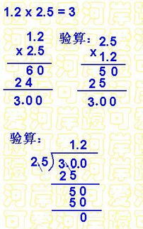 小數乘法的驗算方法有哪些
