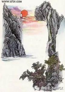 根據古詩(shī)望天門(mén)山詩(shī)句畫(huà)一幅畫(huà)