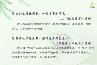 詩(shī)句,比喻,詩(shī)中