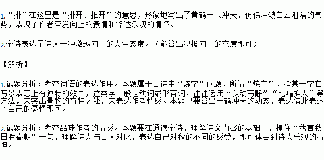 有積極人生態(tài)度的古詩(shī)句