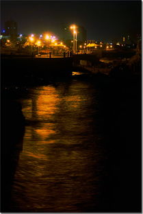 詩(shī)句,夜景,海邊