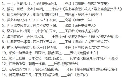 交友古詩(shī)句大全