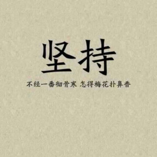 堅持下去的古詩(shī)句子