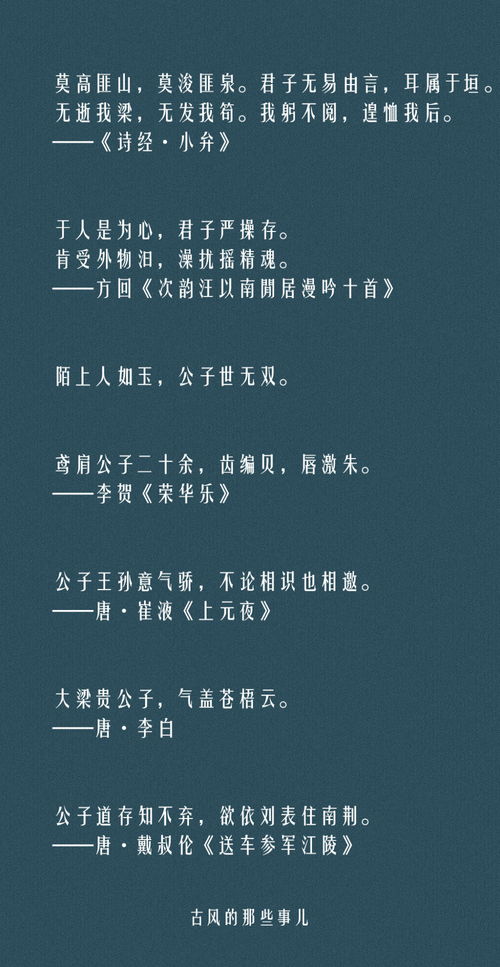 形容男子儒雅的古詩(shī)句,形容男子有才的古詩(shī)句,形容男子風(fēng)流的古詩(shī)句