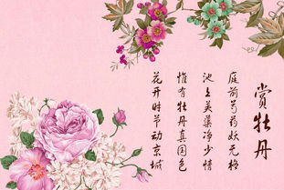 含有蓮菊牡丹古詩(shī)句