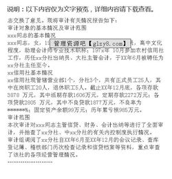 公司審計報告范文(公司內部審計報告范文)