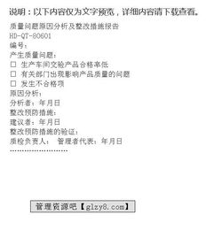 缺陷分析及整改報告(內控缺陷整改報告)