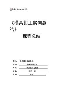 鉗工實(shí)訓報告范文、鉗工實(shí)訓報告、鉗工實(shí)訓報告模板(鉗工實(shí)訓的實(shí)訓報告)