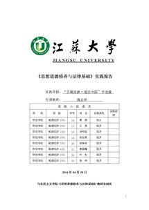 思修實踐報告(思修實踐報告)