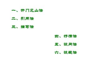 記敘文作文開(kāi)頭段的寫(xiě)法