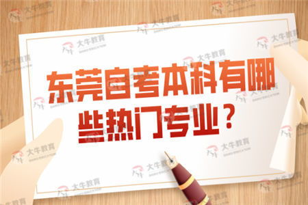 東莞大學(xué)本科自考報考專業(yè)