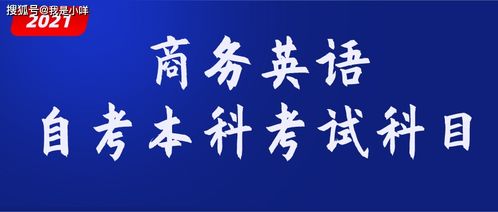 自考本科商務(wù)英語會(huì)考什么
