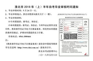 安徽自考本科報名時(shí)間2018