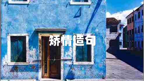矯情造句