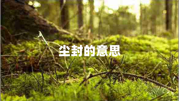 塵封的意思