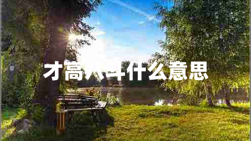 才高八斗什么意思