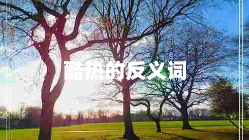 酷熱的反義詞