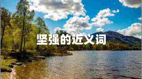 堅強的近義詞