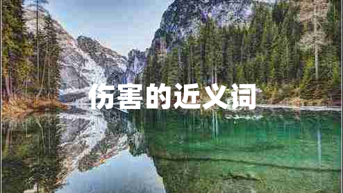 傷害的近義詞