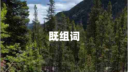既組詞