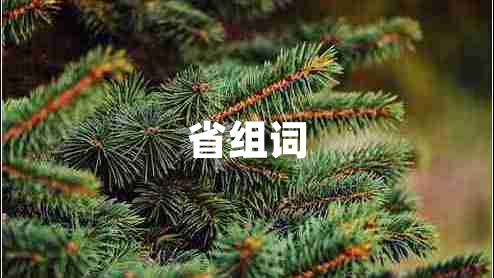 省組詞