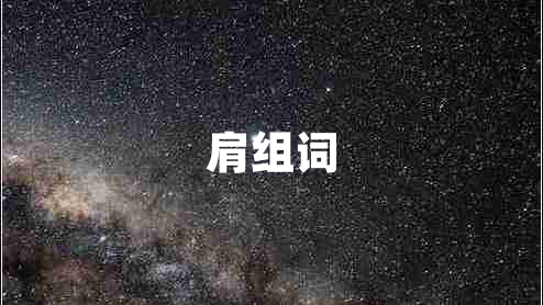 肩組詞
