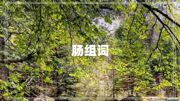 腸組詞
