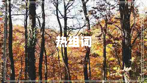 熱組詞