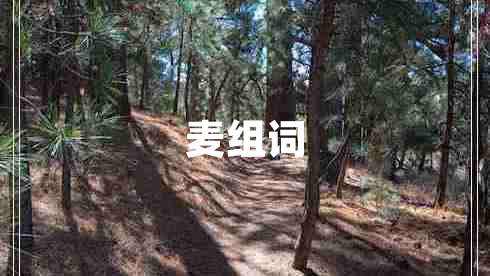 麥組詞