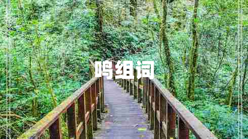 鳴組詞