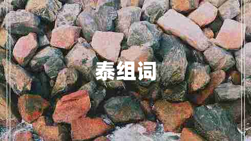 泰組詞
