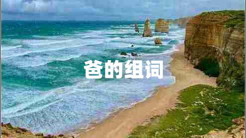 爸的組詞