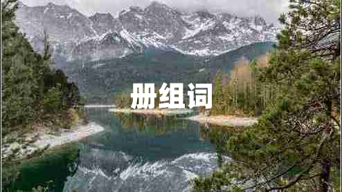 冊(cè)組詞