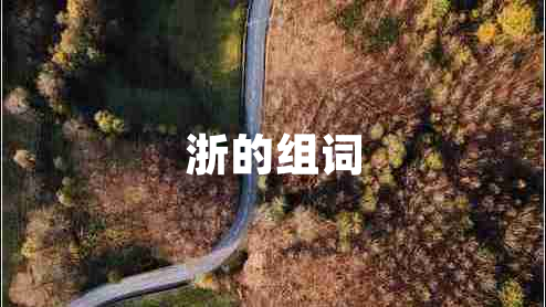 浙的組詞