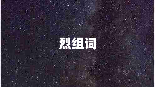 烈組詞