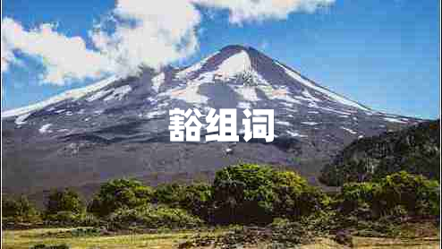豁組詞
