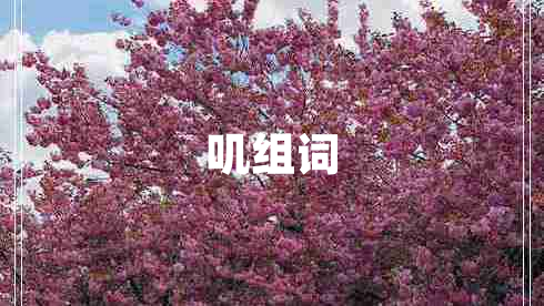 嘰組詞