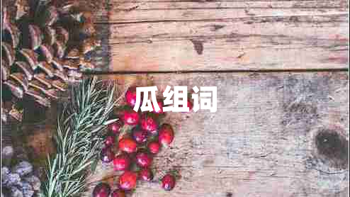 瓜組詞