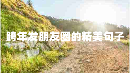 跨年發(fā)朋友圈的精美句子