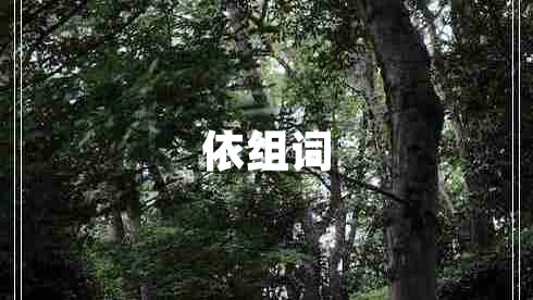 依組詞