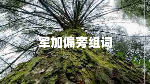 軍加偏旁組詞