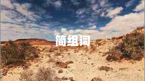 簡(jiǎn)組詞