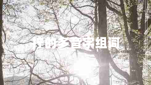 擰的多音字組詞
