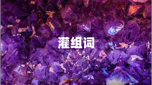 灌組詞
