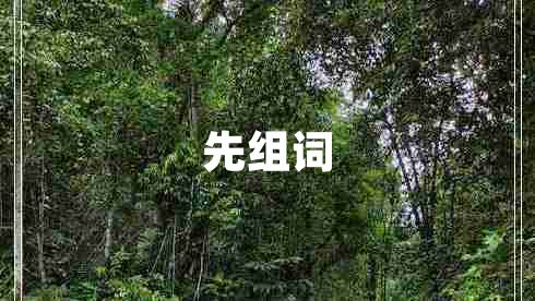 先組詞