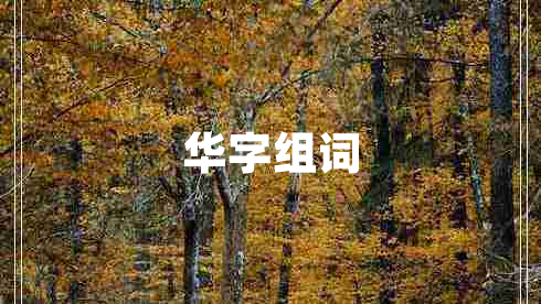 華字組詞