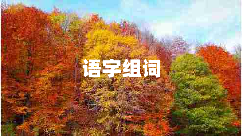 語(yǔ)字組詞