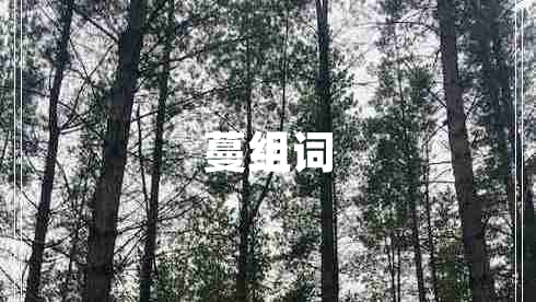 蔓組詞