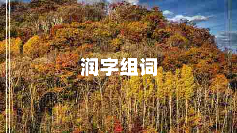 潤字組詞