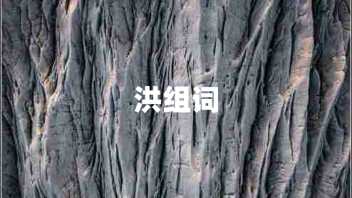 洪組詞